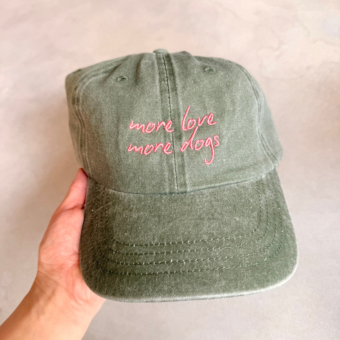 More Love More Dogs Cap
