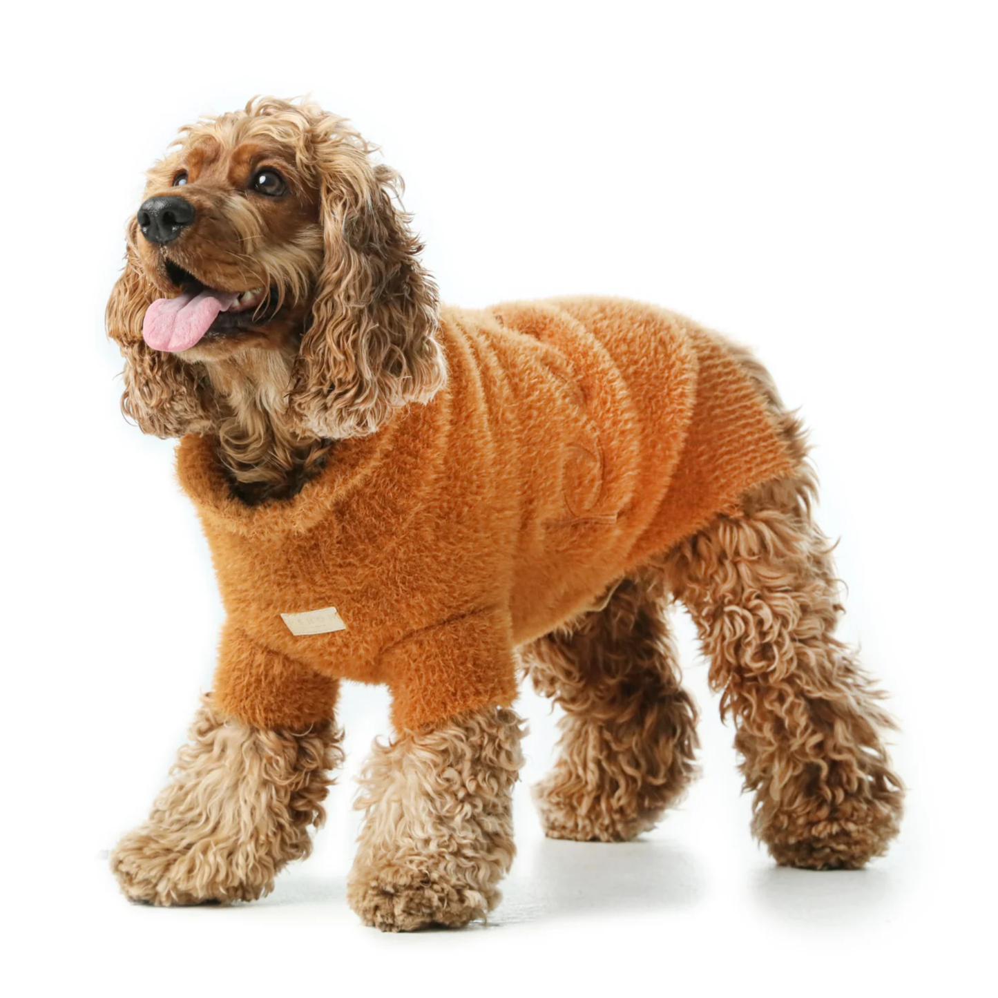 Eskimo Fuzzy Sweater Orange