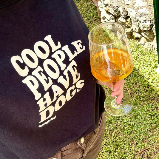 Cool People Have Dogs Tshirt Black