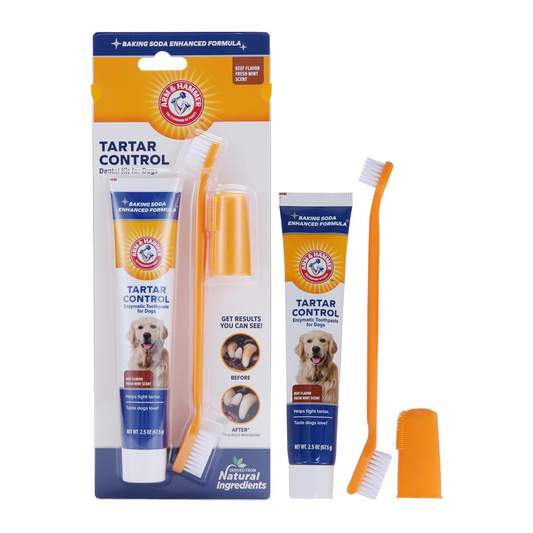 Tartar Control Dog Dental Kit (Sabor Carne)