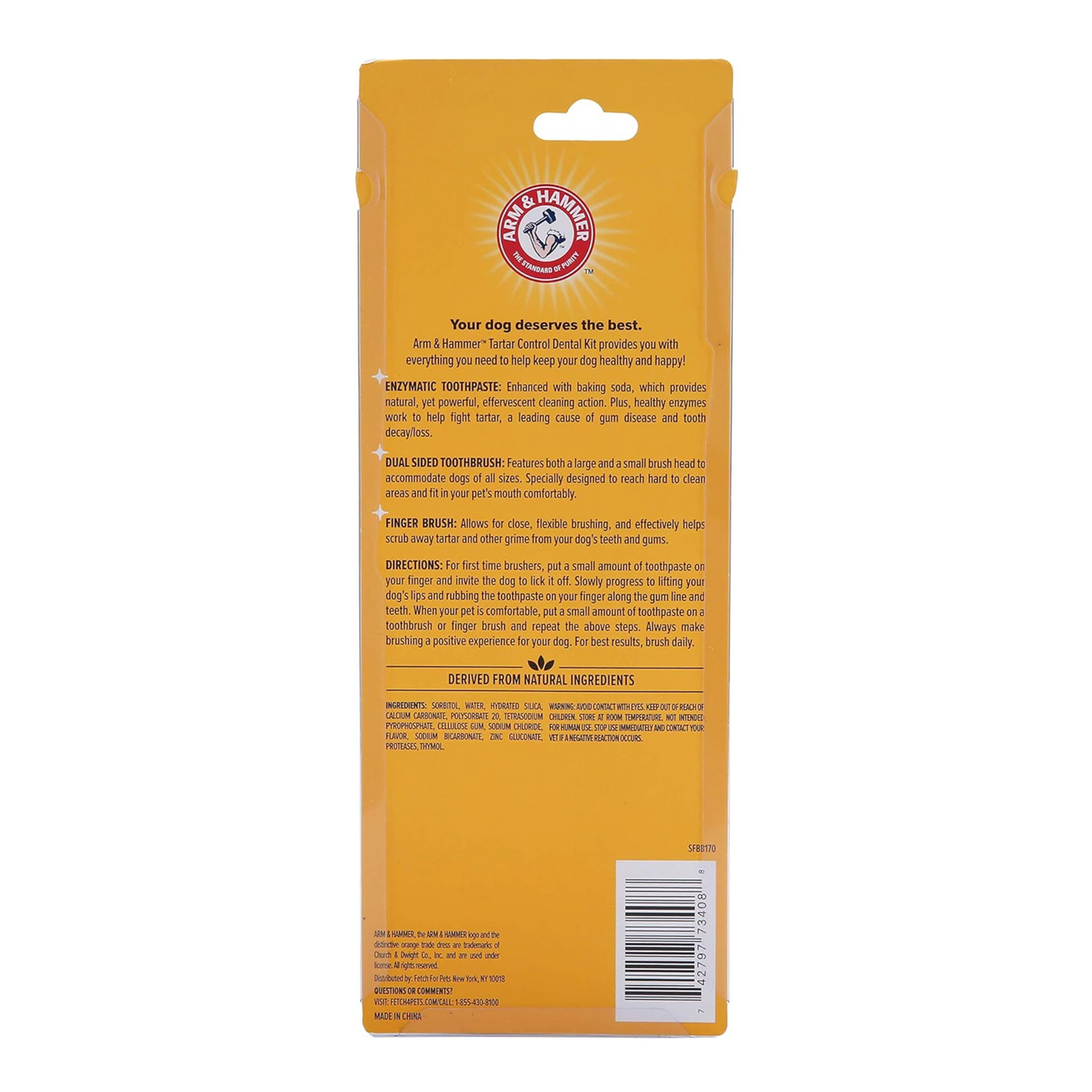 Tartar Control Dog Dental Kit (Sabor Carne)