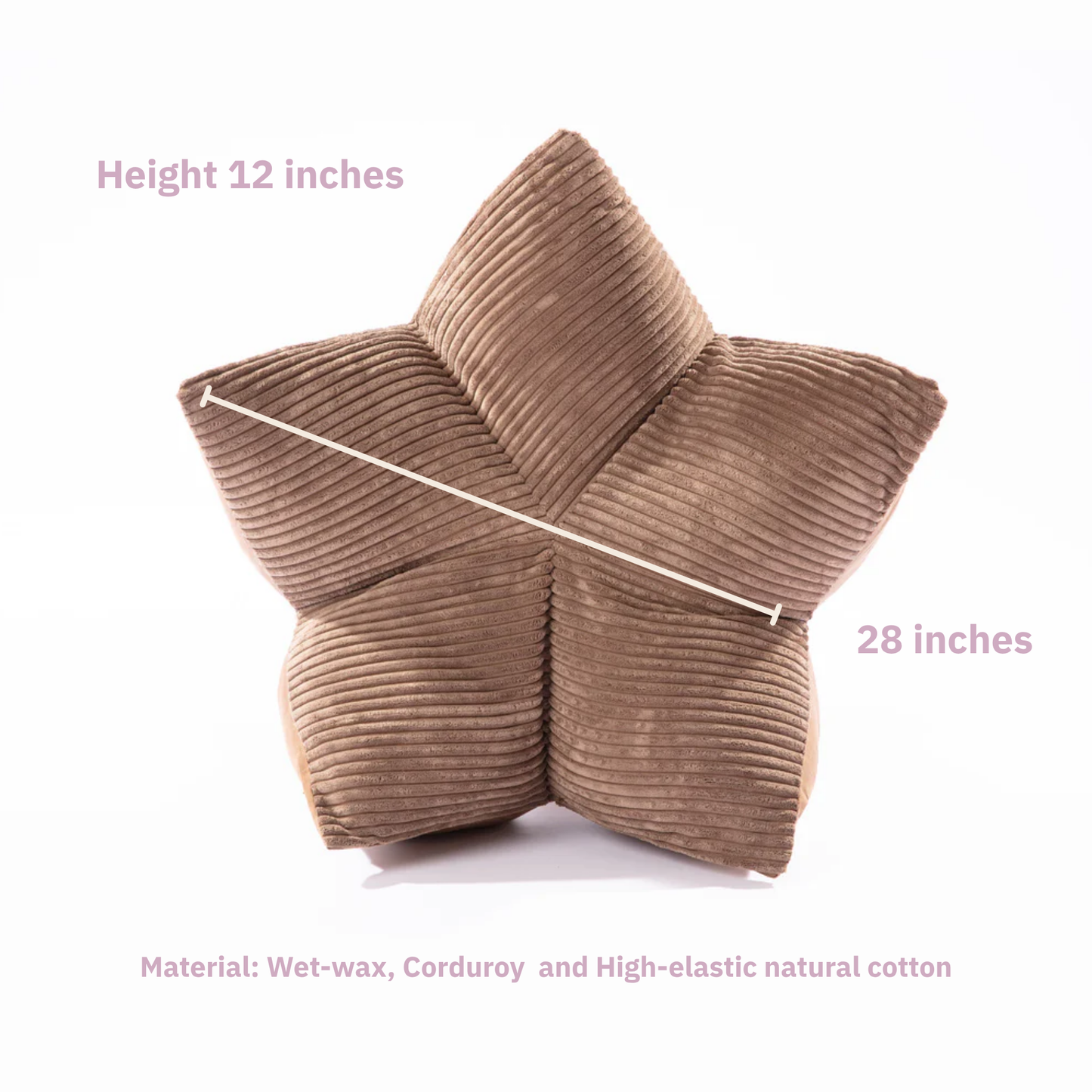 OULU X PEHOM Cuddle Pet Pillow Bed - Brown