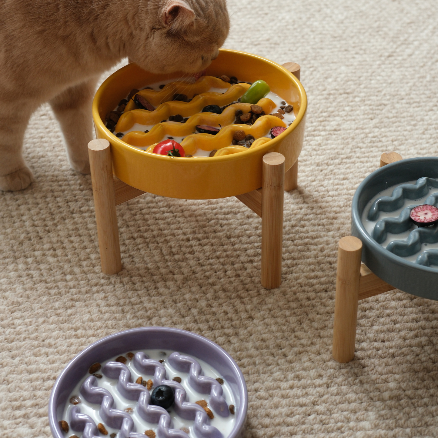 Macroni Line Slow Bowl Lilac